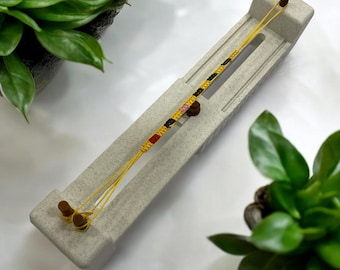 Bracelet Making Jig & Macrame Loom | Handmade Beading and Knotting Tool | Adjustable Jewelry Craft Station