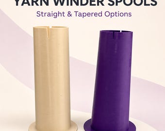 Cones for Semi Pro Yarn Winder - Straight and Tapered Options