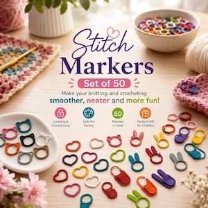 Stitch Markers - Set of 50