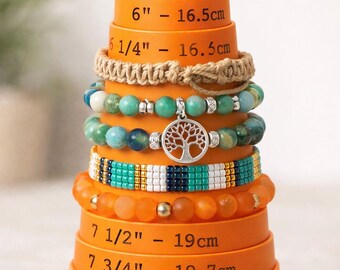 Bracelet Measuring Cone | Inch CM Sizing Tool for Jewelry Makers