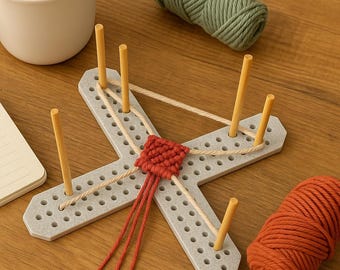 2x Crochet Blocking Board - Square Blocker with Bamboo Pins