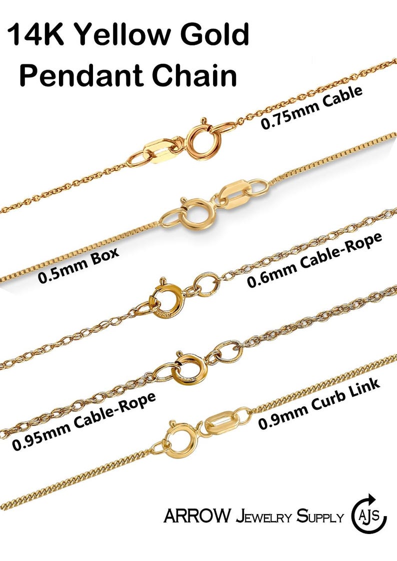 14K Yellow Gold with White Rhodium Filigree Angel Pendant with Chain Necklace options image 3