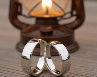 Roberts & Co 2mm Solid Sterling Silver Flat Wedding Ring Band – UK Made, Nickel-Free