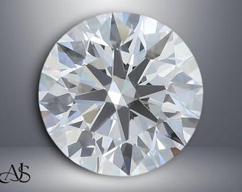 4 Carat Round Lab Grown Diamond: IGI Certified, Ideal Cut