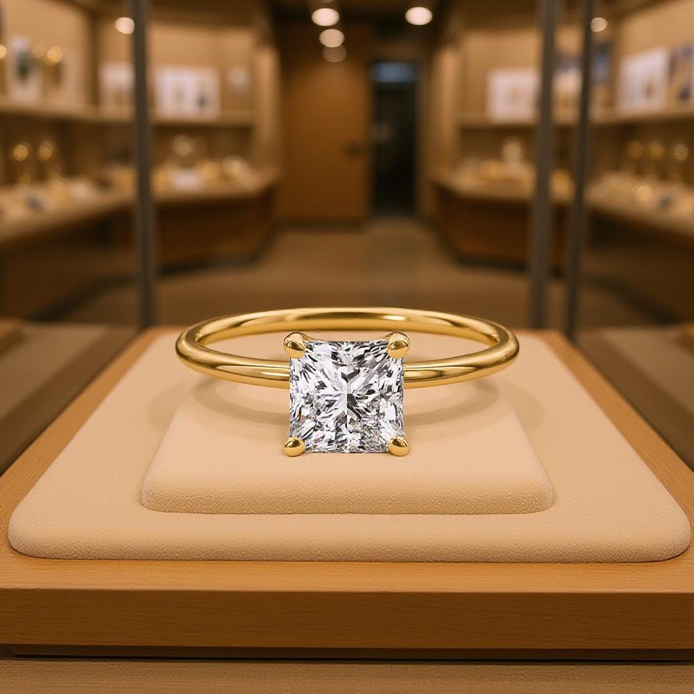 Gh Vs Diamond Ring - Etsy