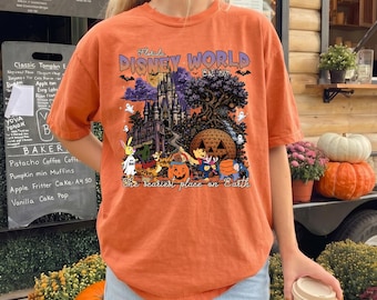Disney World Halloween Shirt, Winnie the Pooh and Friends Graphic Tee, Magic Kingdom Spooky Season, Florida Theme Park Vacation Gift