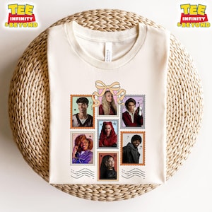 Disney Descendants The Rise Of Red Coquette T-Shirt, Rise Of Red Disney Movie Shirt Vintage Stamp Design, Perfect Gift For Disney Movie Fans