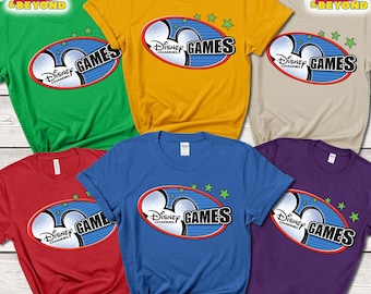 Retro Disney Channel Games Logo Classic Squad Matching Shirt, Disney Mickey Gaming Tee, Channel Games Team Shirt, Disneyland Family Gift