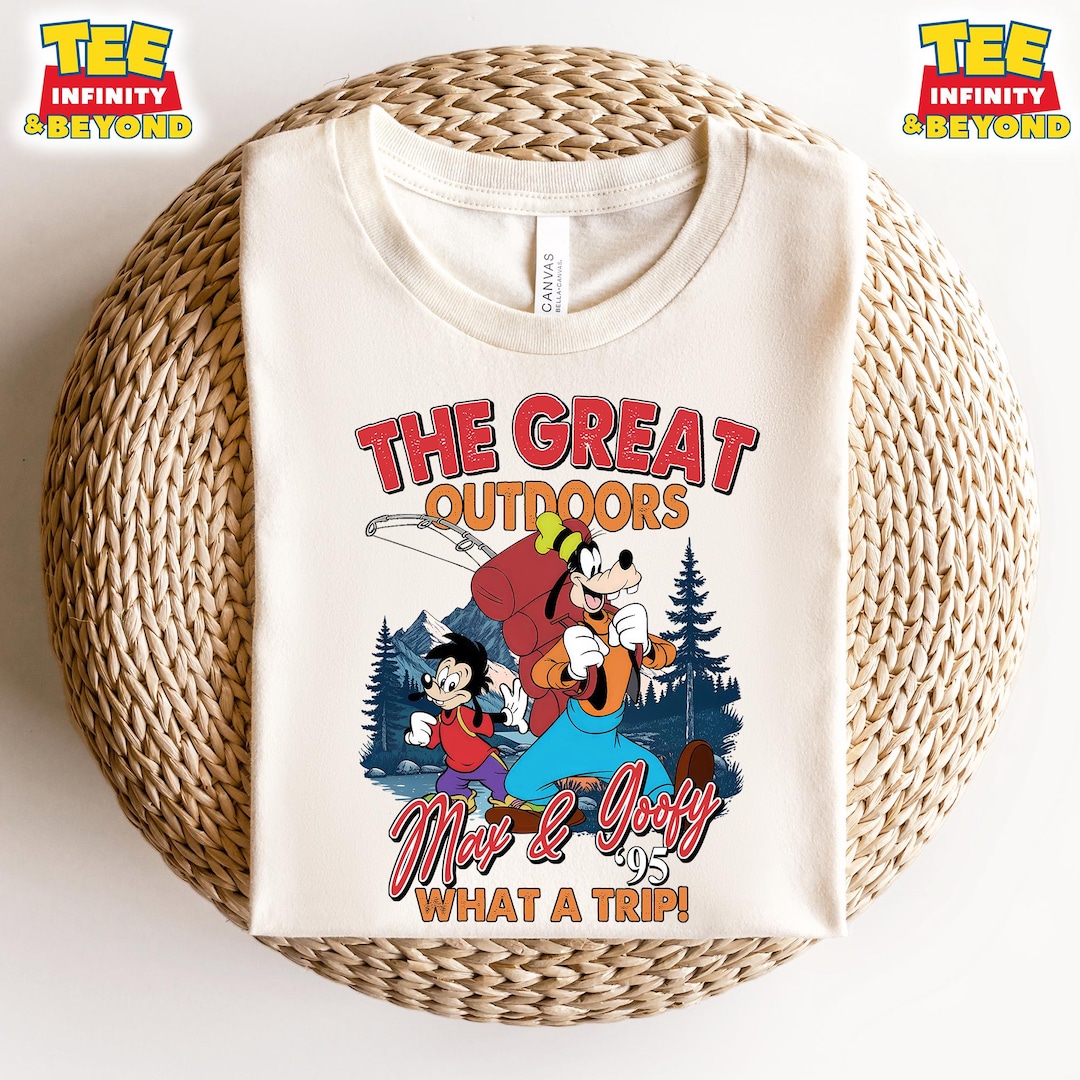 Retro Disney Max Goof & Goofy the Great Outdoors Tshirt, Disney A — free download