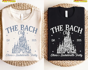 Personalized Disney The Bach Club Shirt, Magic Castle Wedding Shirt, Disney Bachelorette Party 2025, Disney Bridesmaid Shirts