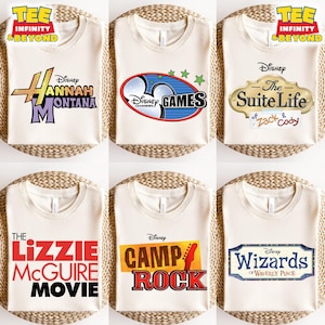Disney Channel Classic T-Shirt, Disney Retro TV Shows T-Shirt, Disney Channel Era T-Shirt, Fan Lieblingssendung Grafik T-Shirt, Disney Channel Fan Shirt