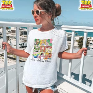 Camiseta de Toy Story de Walt Disney World, camiseta de los personajes de Toy Story, camiseta a juego para vacaciones en Disney, regalos de la película Toy Story de Pixar de Disney World imagen 3