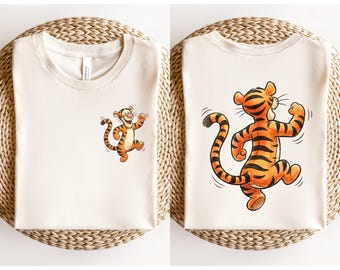 Disney Winnie The Pooh Tigger T-Shirt, Cute Tigger Disney Shirt, Winnie The Pooh Character Shirt, Disney Vacation Matching Family Trip Shirt