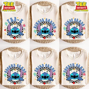 Disney Stitch Back To School T-Shirt, Disney Stitch Grade Level Tee Pre-K To 4th Grade, Lilo & Stitch Student Gift, Cute Stitch School Tee