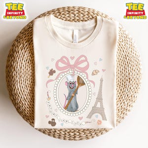 Disney Ratatouille Gusteau’s Shirt, Anyone Can Cook Shirt, Remy Paris France Tee, Disney Pixar Ratatouille Shirt, Chef Remy Shirt