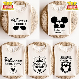 Disney Princess Security T-Shirt, Security Dad Shirt, Gift For Dad, Disney World Shirt, Fathers Day Gift, Gift For Boyfriend