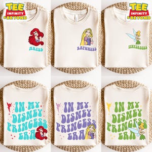 Disney Princess Shirt, In My Disney Princess Era Sweatshirt, Disneyworld Girls Trip Tee, Disneyland Vacation Shirt, Princess Matching Tee
