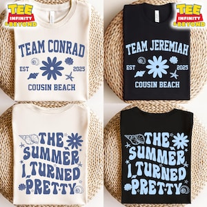 Shirt The Summer I Turned Pretty, shirt Team Conrad Team Jeremiah, shirt Summer Romance, shirt Cousins Beach, TSITP-shirt Conrad Fisher