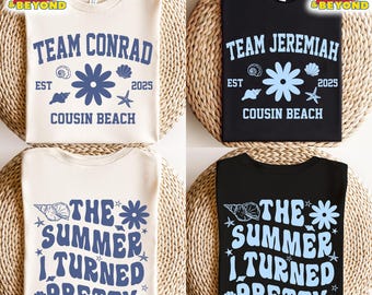 The Summer I Turned Pretty Shirt, Team Conrad Team Jeremiah Shirt, Summer Romance Shirt, Cousins Beach Shirt, TSITP Conrad Fisher Shirt