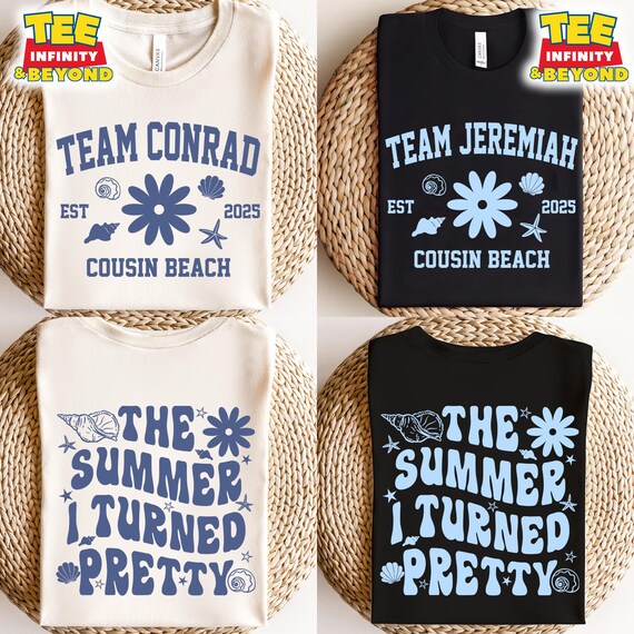 The Summer I Turned Pretty Shirt, Team Conrad Team Jeremiah Shirt, Summer Romance Shirt, Cousins Beach Shirt, TSITP Conrad Fisher Shirt