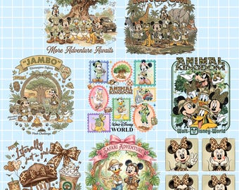 Bundle Animal Kingdom Png, Magical Kingdom Png, Family Vacation Png, Family Trip Png, Vacay Mode, Bundle Adventure Awaits Png, Wild Trip Png