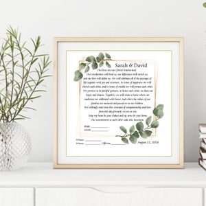 KETUBÁ - Digital, Imprimible, Personalizada, Moderna, Reformada, Interreligiosa, Descarga Digital, Boda Judía, Carta de Amor, Imprimible, Boda