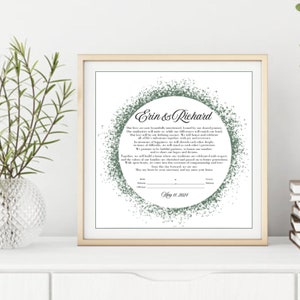 KETUBÁ - *Personalizada*, Digital, Imprimible, Moderna, Reformada, Interreligiosa, Descarga Digital, Boda Judía, Carta de Amor, Imprimible, Boda