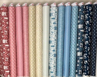 Cozy House by Judy Jarvi for Andover Fabrics: Bundles (14 pieces) and Yardage