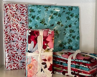 Viva Magenta Fabric by Fabric Editions: Pre-cut Fat Quarter Bundle (10 pieces)
