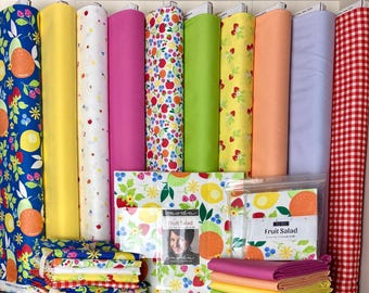 Fruit Salad Moda Fabric | Corey Yoder | Layer Cake | Charm Pack | Fat Quarter Bundle | Quilting Fabric by the Yard