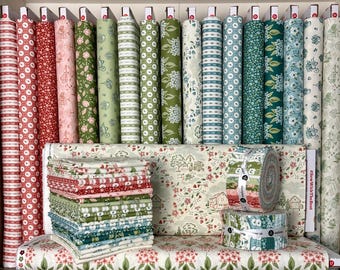 Heartland Collection by Judy Jarvi for Andover Fabrics: Jelly Roll, Bundles (21 pieces) and Yardage