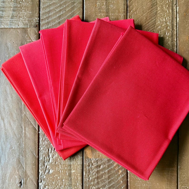 Lori Holt Riley Blake Red Colorway Bee Bundle, Piece and Plenty Pre-cut ...