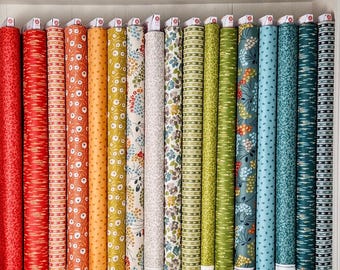 Flower Box by Renee Nanneman for Andover Fabrics: Bundles (17 pieces) and Yardage