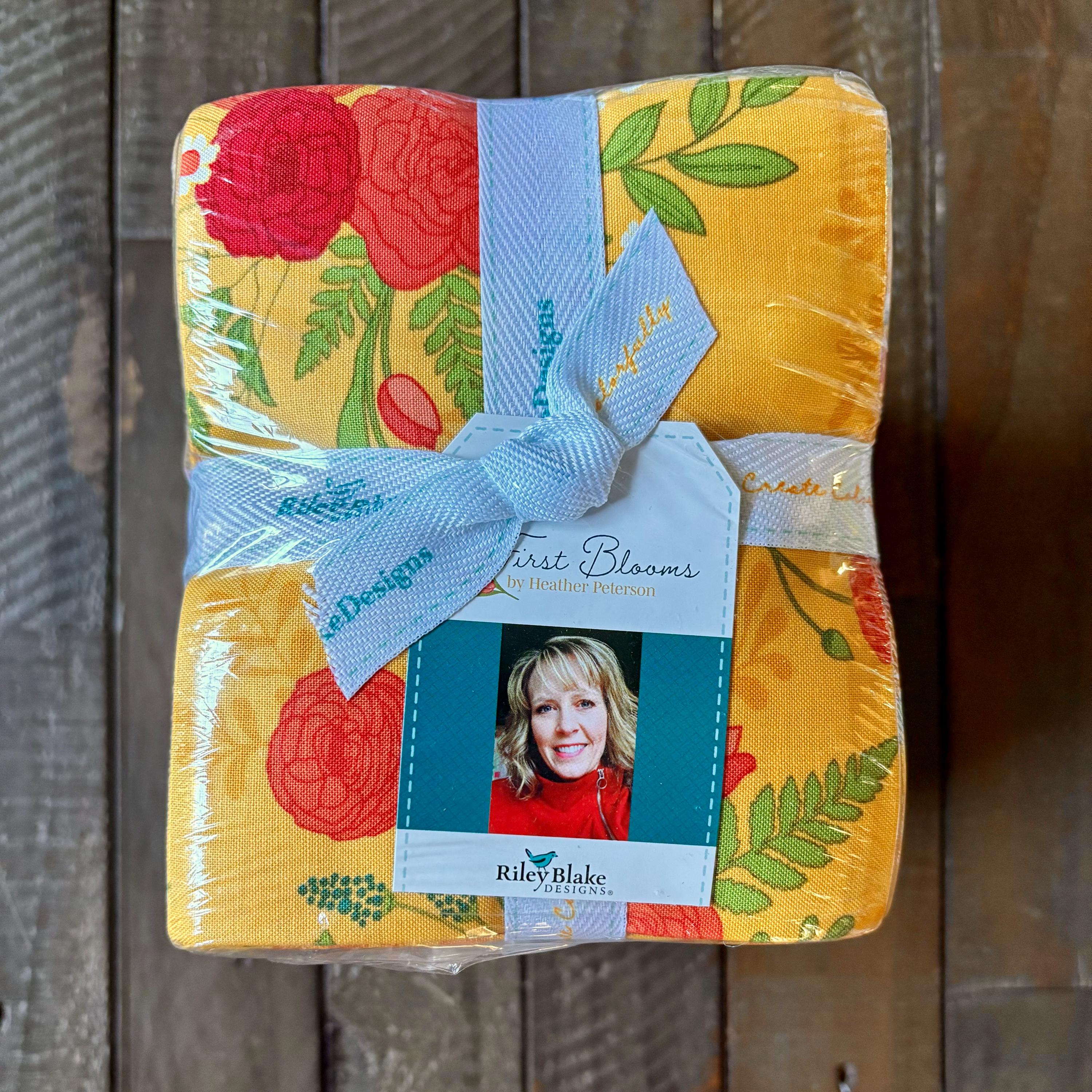 First Blooms by Heather Peterson for Riley Blake Designs: Pre-cut Fat ...