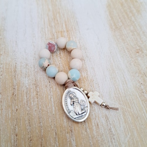 Saint Bernadette rosary, patron saint of poverty, sick people, patron saint gifts, confirmation gift