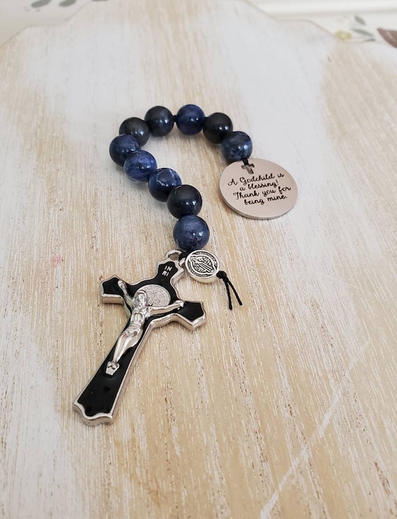Baby rosary hotsell beads christening