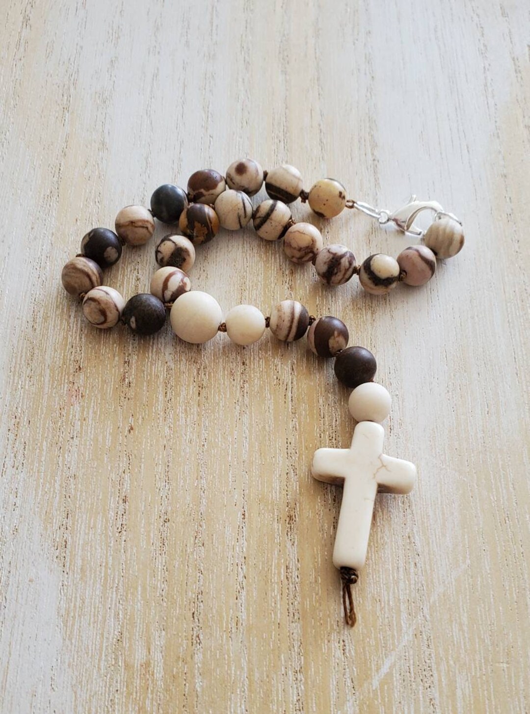 Car Rosary for Mirror, First Car Gift, Rosary for Car, Rear View Mirror Rosary, Religious Gift