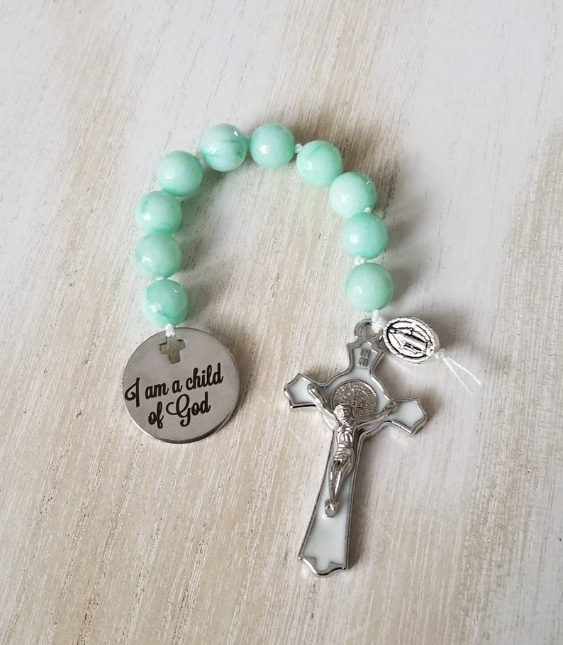 children's rosary beads baptism