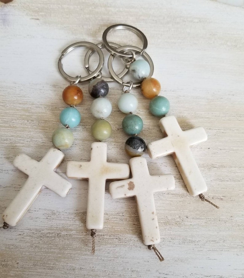 Cross Keychain Favor Baptism Favors for Boys First Etsy Australia