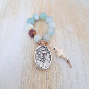 Saint Gianna Beretta Molla rosary, fertility, confirmation saint, catholic saint gifts for her, faith gifts, doctors gifts, christmas