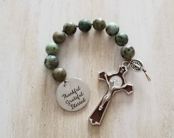 Catholic rosary beads, religious gift for her, recovery gift for women, mothers day gift from daughter, confirmation gift for girls, first c