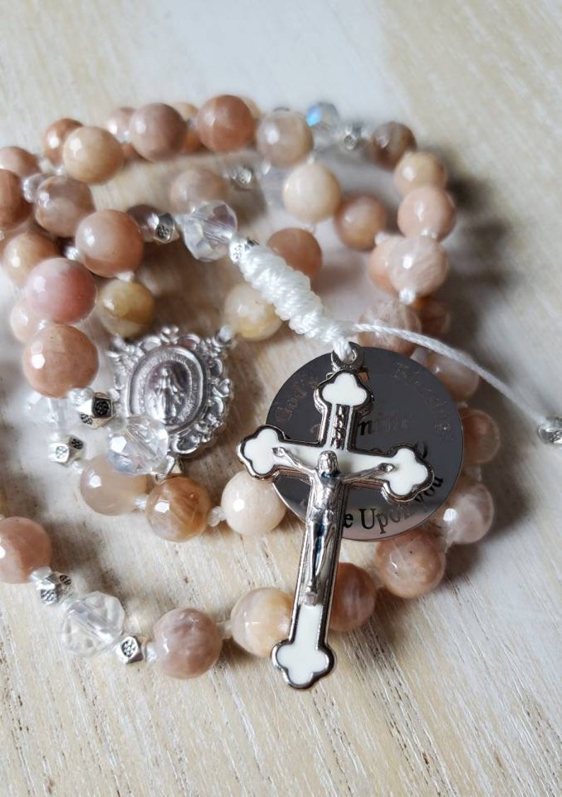 Customized Rosary Catholic Rosary Beads Baptism Gift for Etsy Canada