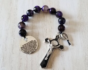 rosary, mini rosary, rosary beads, catholic rosary, religious gift for women, confirmation rosary for girls, communion rosary, rosary gift