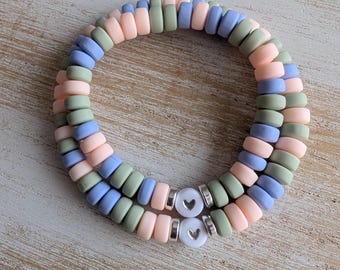 back to school gift for kids, mommy and me bracelet set, matching bracelet set, first day of school gift for girls, first day of kindergarte