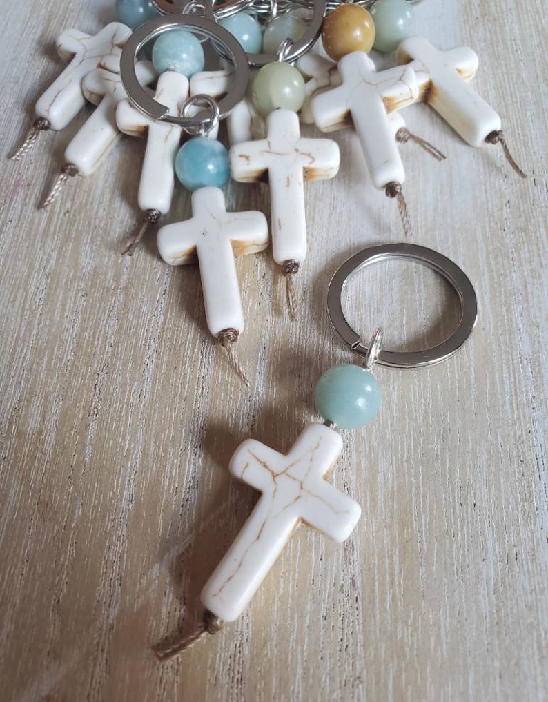Baptism Favors Bulk Cross Keychain Favors Religious Gifts Etsy Sweden