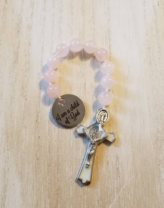 children's rosary beads baptism