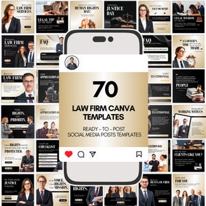Lawyer Social Media Templates, Law Firm Instagram Templates, Social Media Templates Law, Legal Instagram, Law Firm Social Media Templates