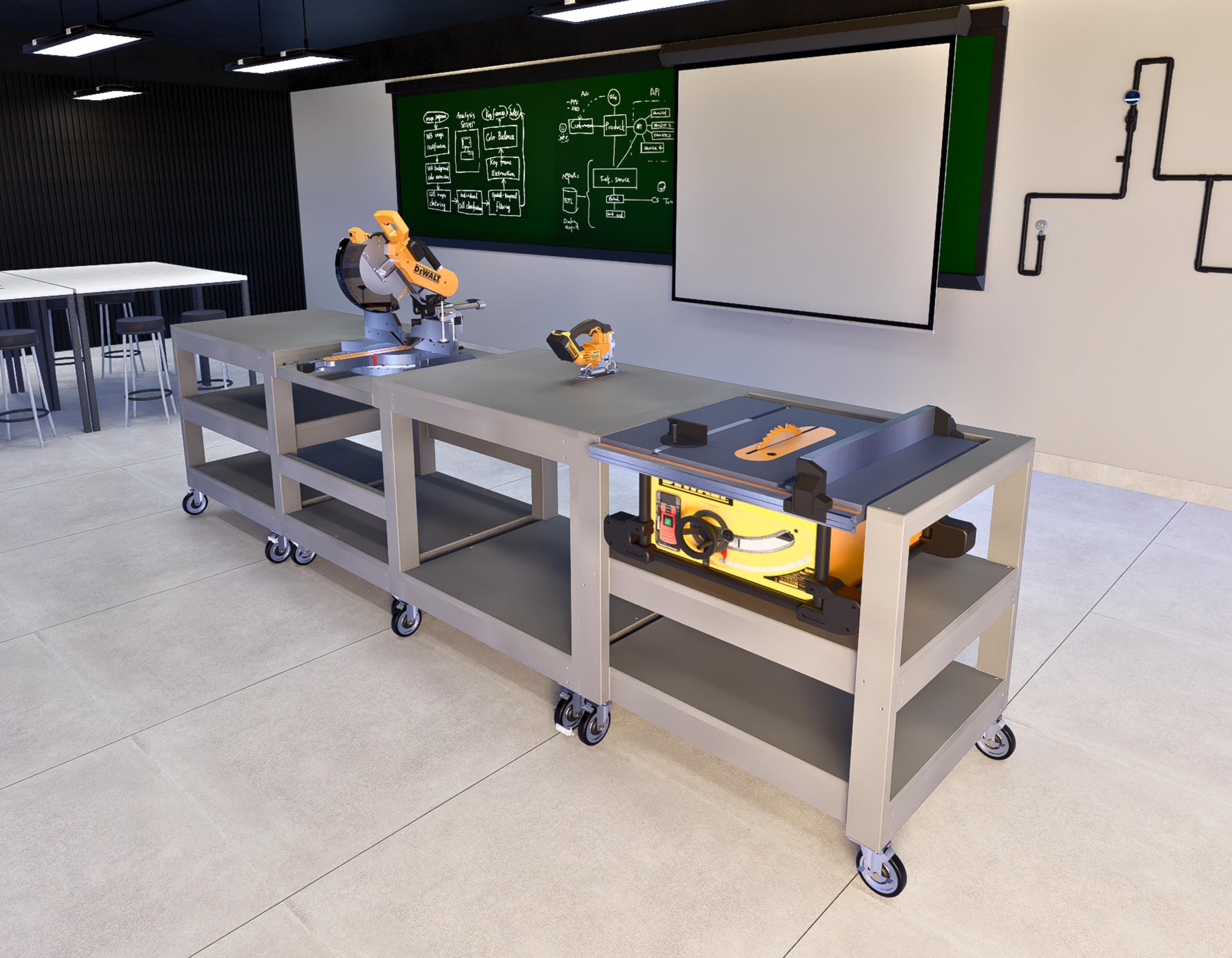 All in One Workbench Plans, Workshop PDF, DIY Garage Workbench, Miter ...