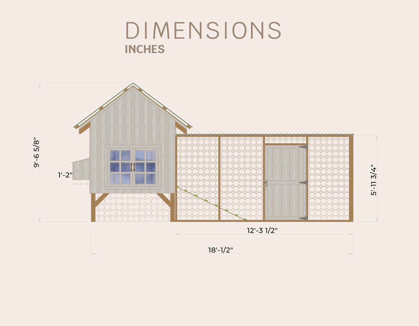 Coop Build Plans PDF, Secure Chicken Coop, DIY Coop Plans, Modern ... - Free Chicken Coop Building Plans With Integrated Coop Temperature Regulation