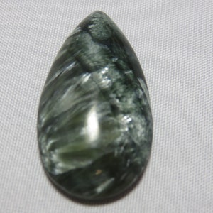 Forme de poire de séraphine lisse naturelle 20x37x7mm